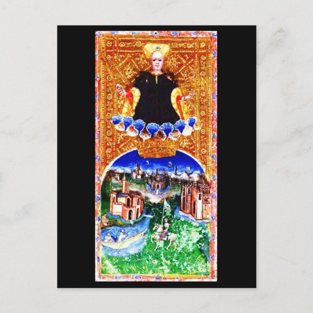 Postal Divinación postales-vintage-Tarot 4 (Anverso)