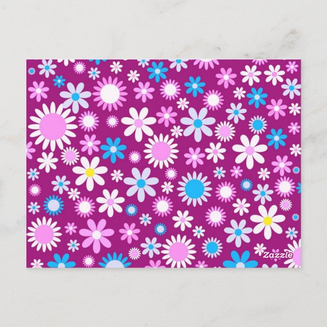 Postal Divino floral (Reverso)