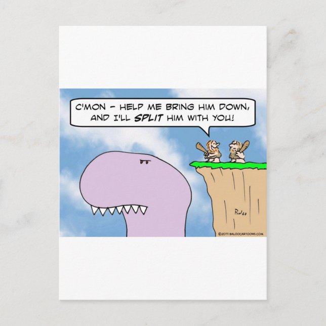 Postal división del caimán de dinosaurio (Anverso)