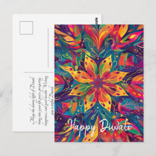 Postal Diwali contemporáneo