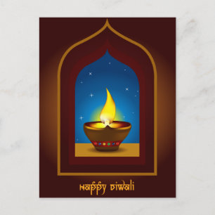 Postal Diwali feliz