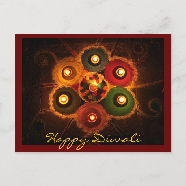 Postal Diwali Rangoli -1 (Anverso)
