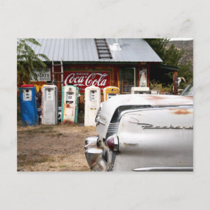 Postal Dixon, New México, Estados Unidos. Coche del