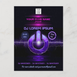 Postal DJ Music and Dance Gig