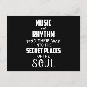 Postal DJ musical Dance Art Hip Hop Guitar Funny Gift Ide