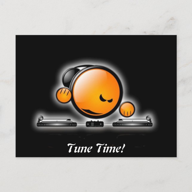 Postal Dj. ¡Sonríe! (Anverso)