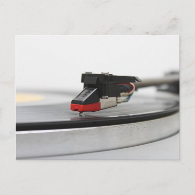 Postal DJ Vinyl Vintage (Anverso)