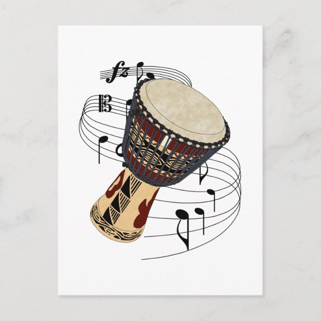 Postal Djembe (Anverso)