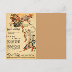 Postal Djer Fairy Aid French Perfume