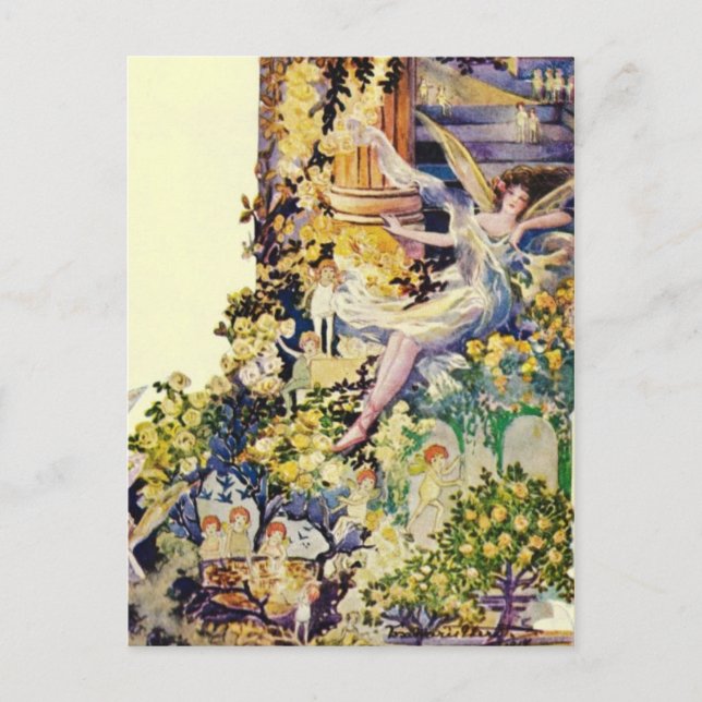 Postal Djer Kiss Fe Perfume parisinas (Anverso)