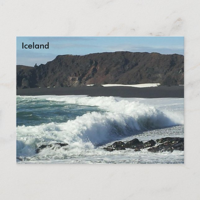 Postal Djúpalónssandur y Dritvík, Snæfellsnes, Islandia (Anverso)