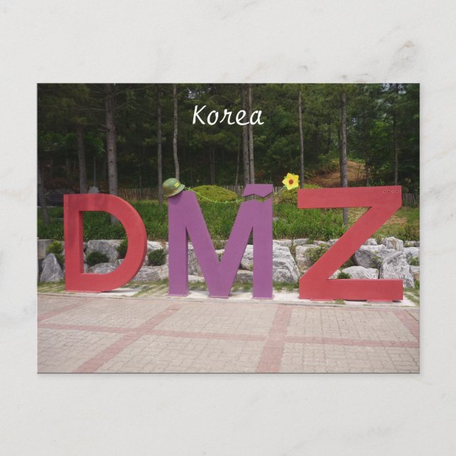 Postal dmz de corea (Anverso)