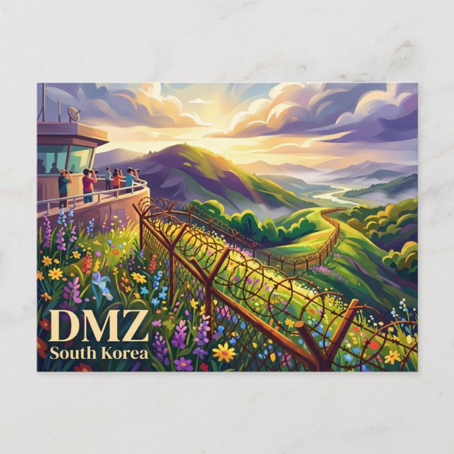 Postal DMZ (Zona Desmilitarizada) Corea del Sur (Anverso)