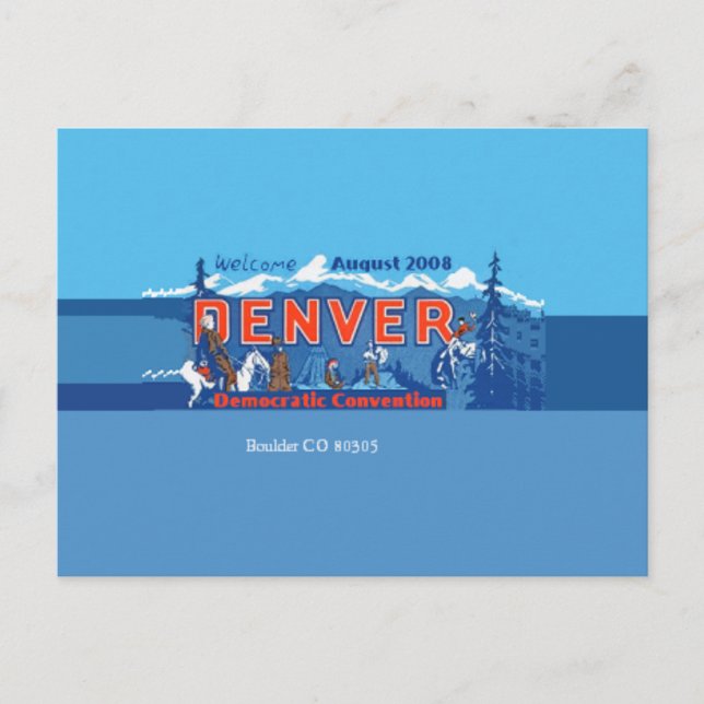 Postal DNC Denver Colorado Postcard (Anverso)