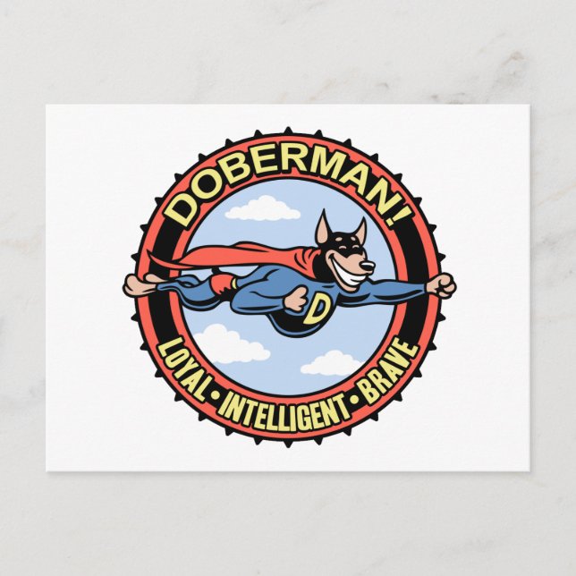 Postal ¡Doberman!