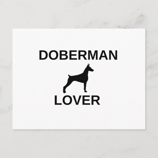 Postal doberman lover (Anverso)