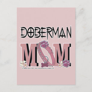 Postal Doberman MOM