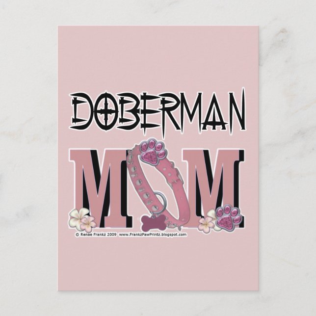 Postal Doberman MOM (Anverso)