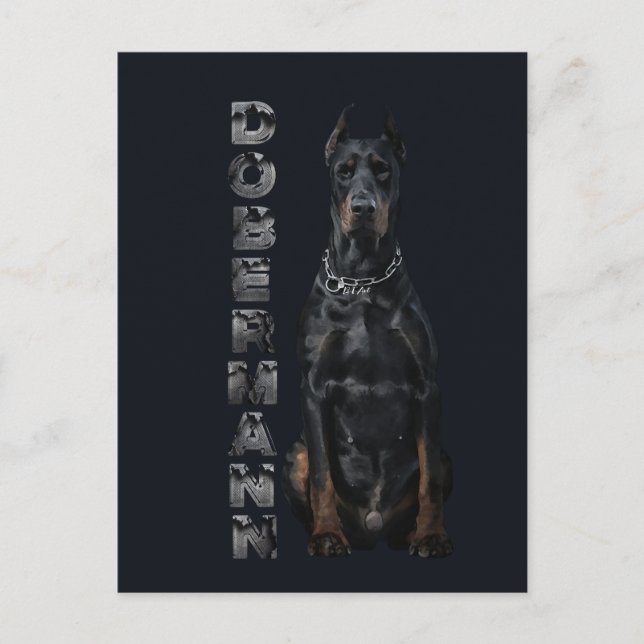 Postal Doberman Pinscher (Anverso)