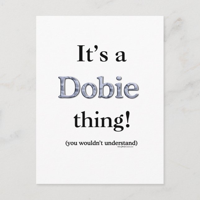Postal Dobie Thing (Anverso)