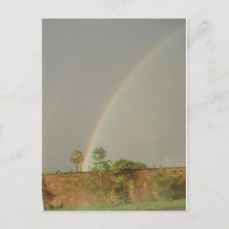 Postal Doble arco iris, condado de Naranja, CA