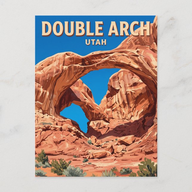 Postal Doble Arco Moab Utah (Anverso)