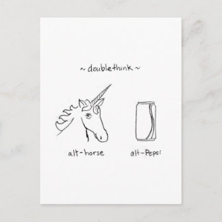 Postal Doble pensamiento