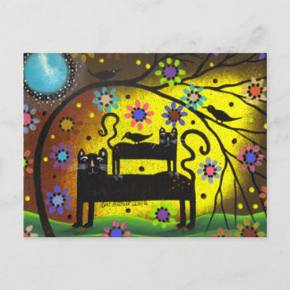 Postal Doble Problema De Arte Popular De Lori Everett