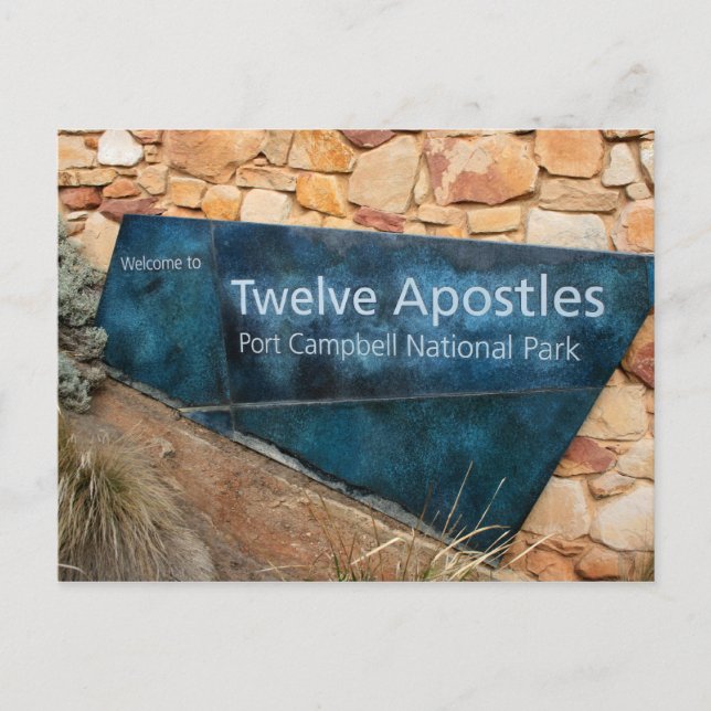 Postal Doce apóstoles, Great Ocean Road, Australia (Anverso)