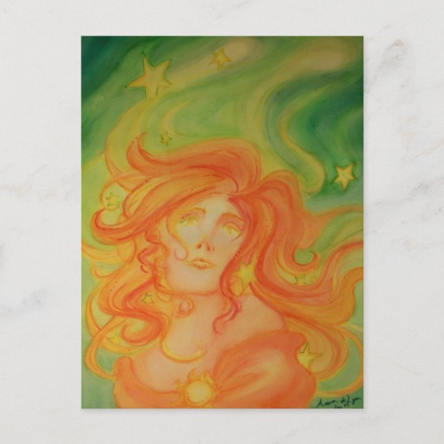 Postal Doce estrellas (Anverso)