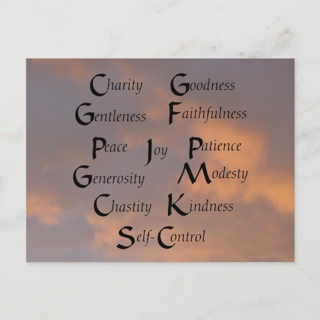 Postal Doce frutas (Anverso)