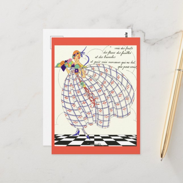 Postal Doce meses del año: Messidor (Anverso/Reverso In Situ)