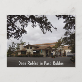 Postal Doce Robles durante la temporada de cosecha