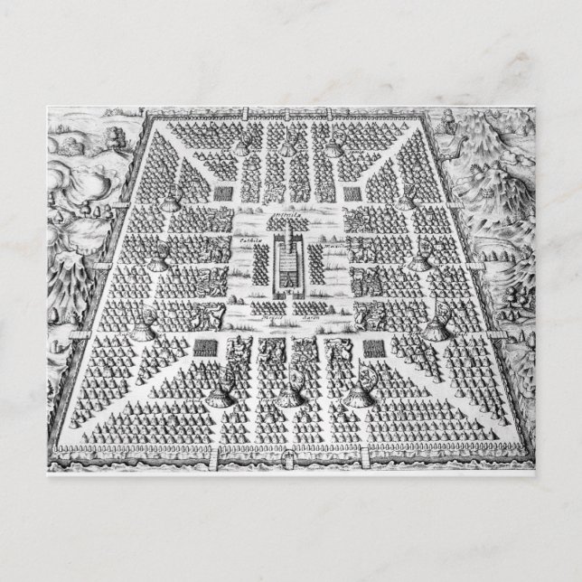 Postal Doce tribus de Israel (Anverso)