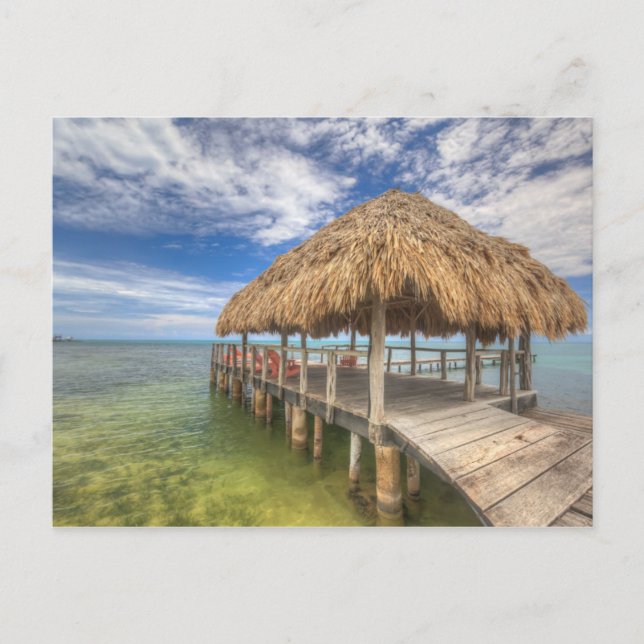 Postal Dock caribeño (Anverso)