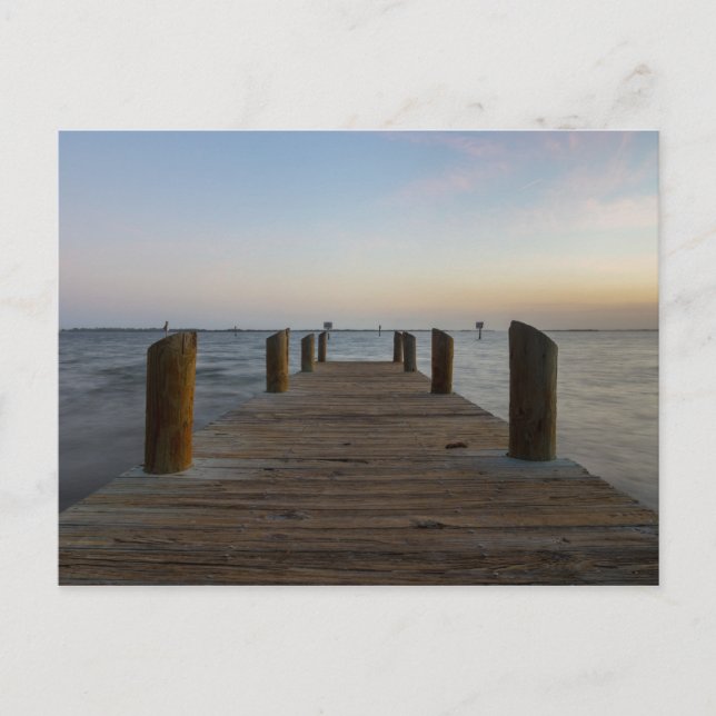 Postal Dock del río Banana (Anverso)