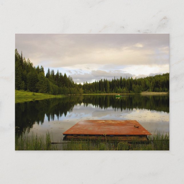 Postal Dock en el lago Marshall (Anverso)