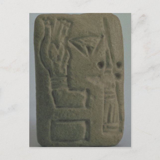 Postal Documento compuesto por ideogramas, de Uruk, (Anverso)