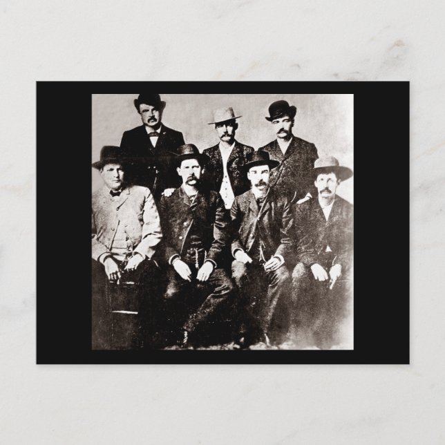 Postal Dodge City "Comisión de la Paz" circa 1883 (Anverso)