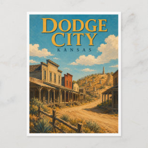 Postal Dodge City Kansas Boot Hill GeoSaga