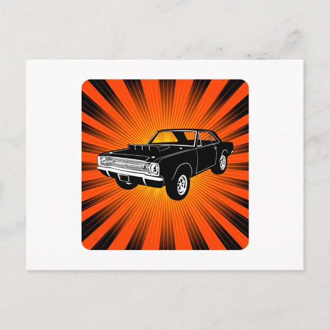 Postal Dodge Hurst Hemi Dart 1968 (Anverso)