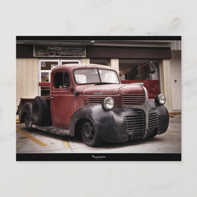 Postal DODGE "RAT ROD" (Anverso)