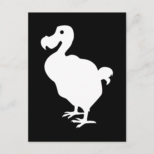 Postal Dodo Silhouette (Anverso)