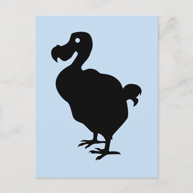 Postal Dodo Silhouette (Anverso)