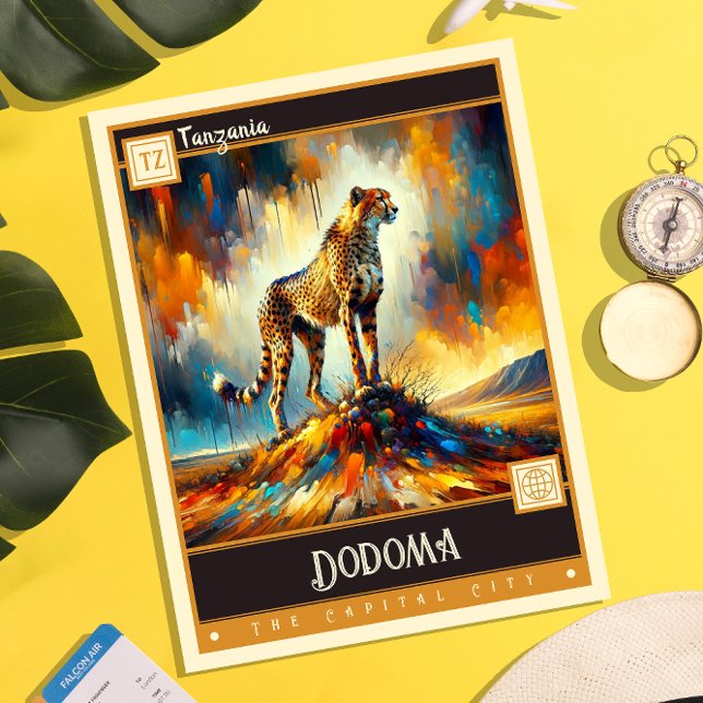 Postal Dodoma, Tanzania | Pintura de época (Subido por el creador)