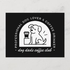 Postal Dog dad club funny coffee lovers