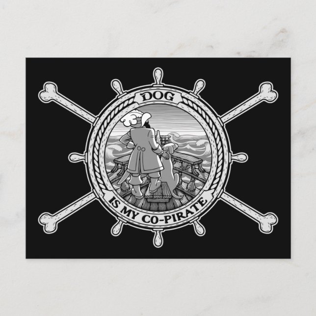 Postal Dog Is My Co-Pirate II (Anverso)