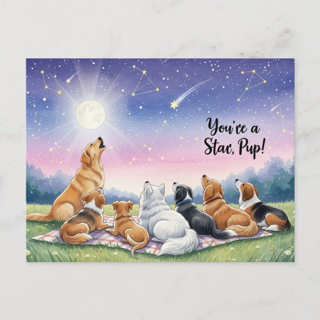 Postal Dog Lover Golden Retriever (Anverso)