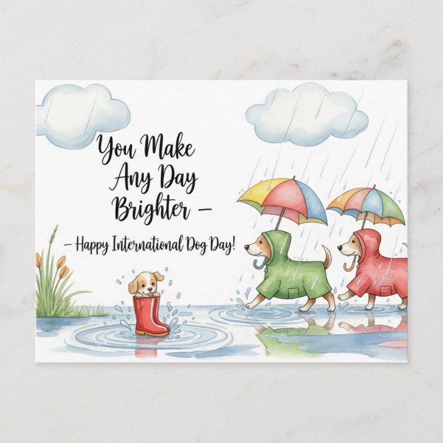 Postal Dog Lover Golden Retriever (Anverso)