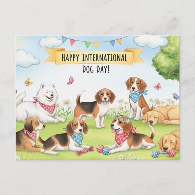 Postal Dog Lover Golden Retriever Dad Dog Daddy (Anverso)